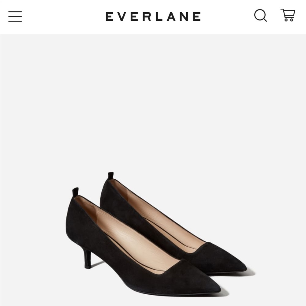Everlane editor kitten heel